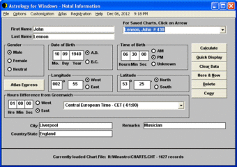 Image 2 for Astrology for Windows