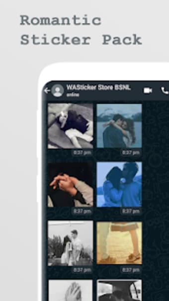 Image 1 for Romantic Stickers for Wha…