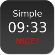 Icon of program: Nice Simple Clock (Widget…